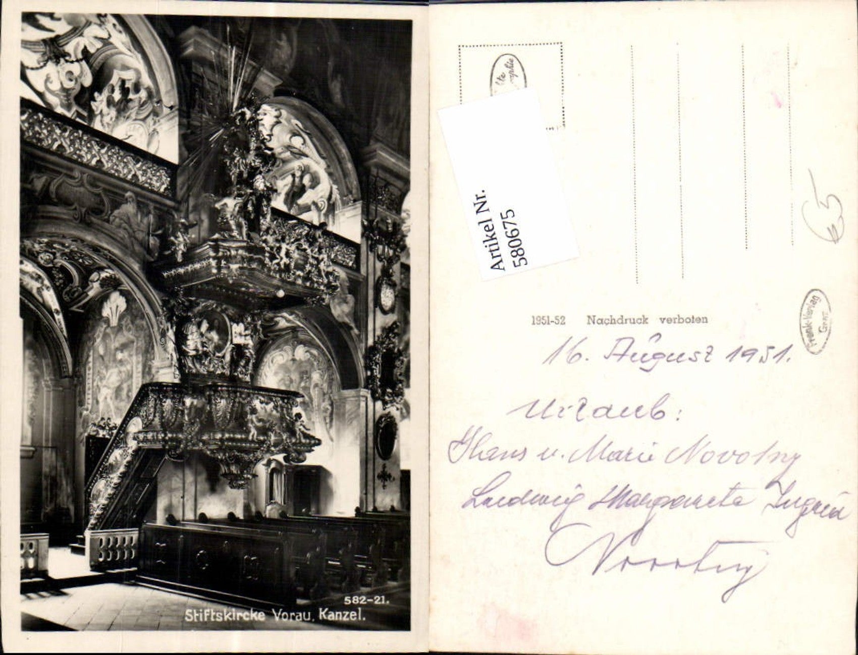 Alte Ansichtskarte – Old Postcard