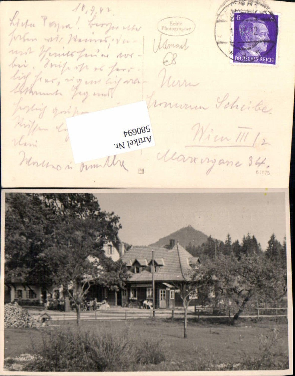 Alte Ansichtskarte – Old Postcard
