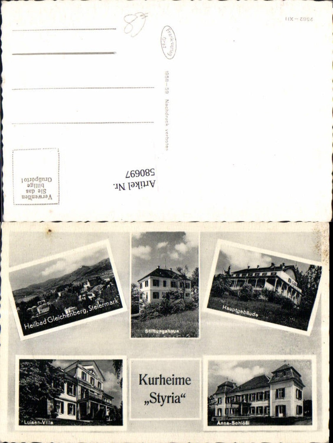 Alte Ansichtskarte – Old Postcard