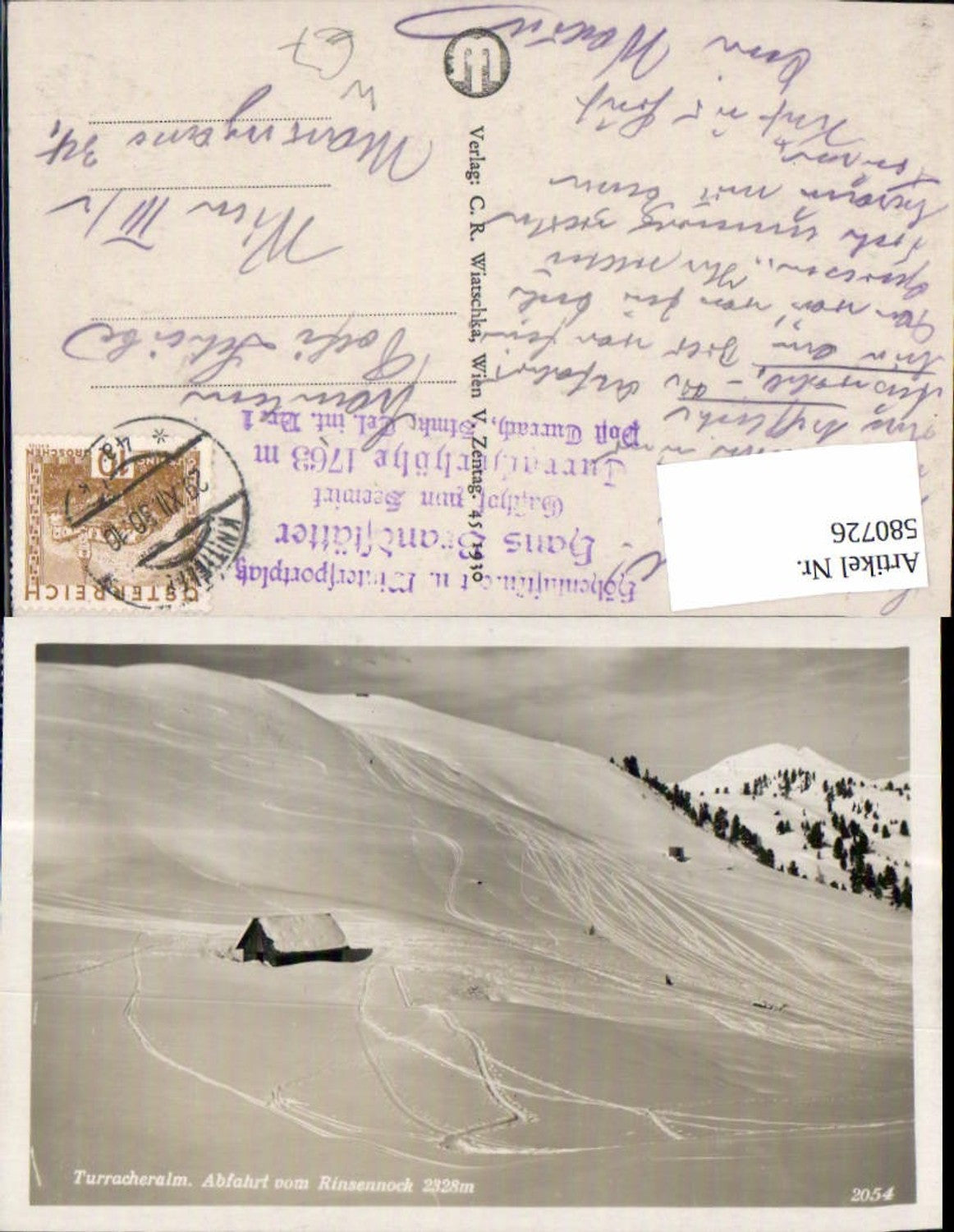 Alte Ansichtskarte – Old Postcard