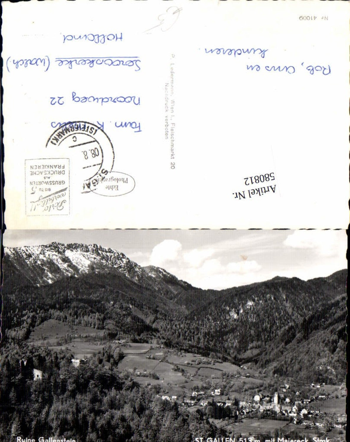 Alte Ansichtskarte – Old Postcard