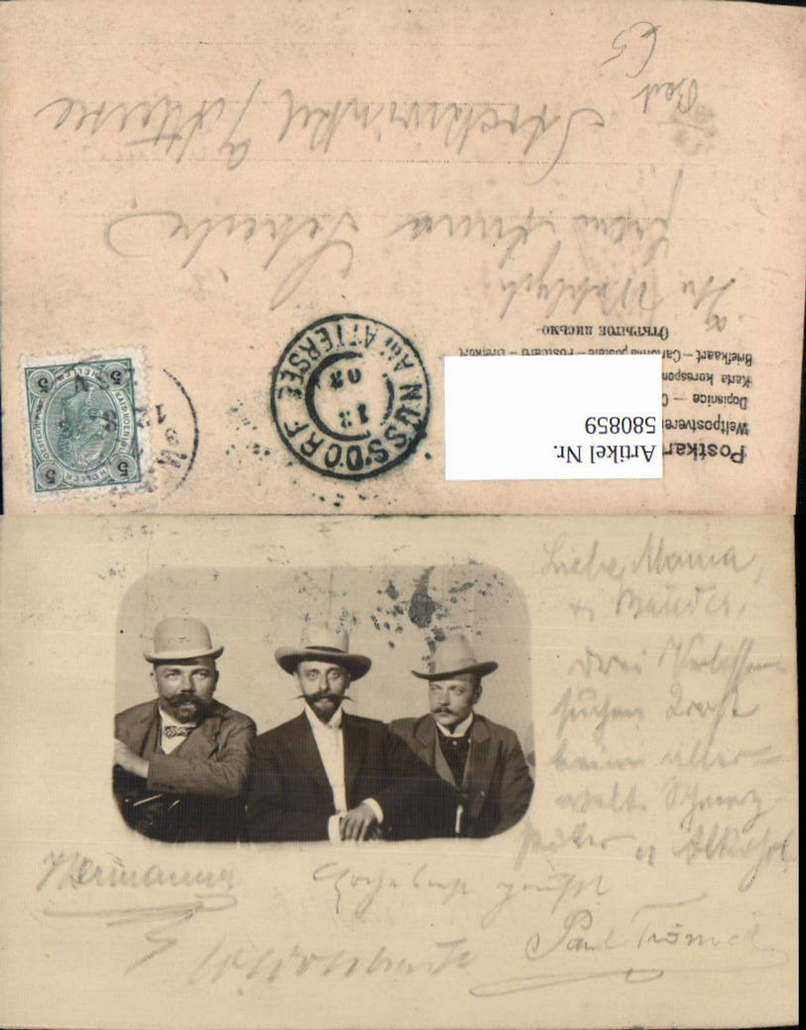 580859, Photo AK Men Portrait Hat Beard