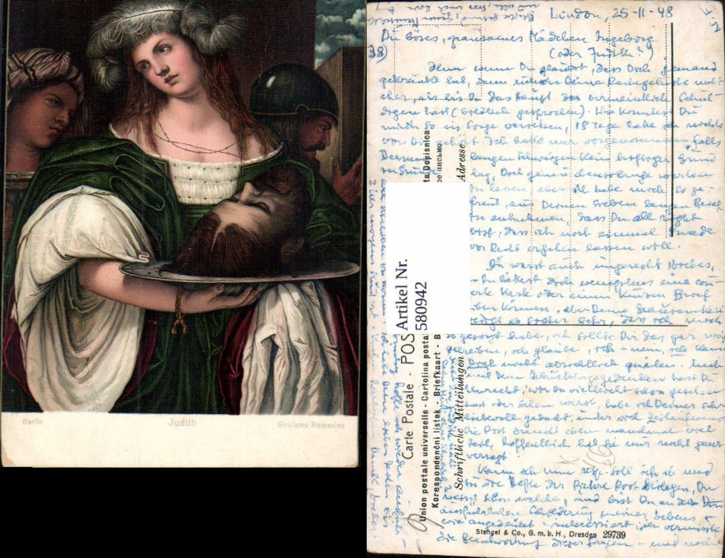 Alte Ansichtskarte – Old Postcard