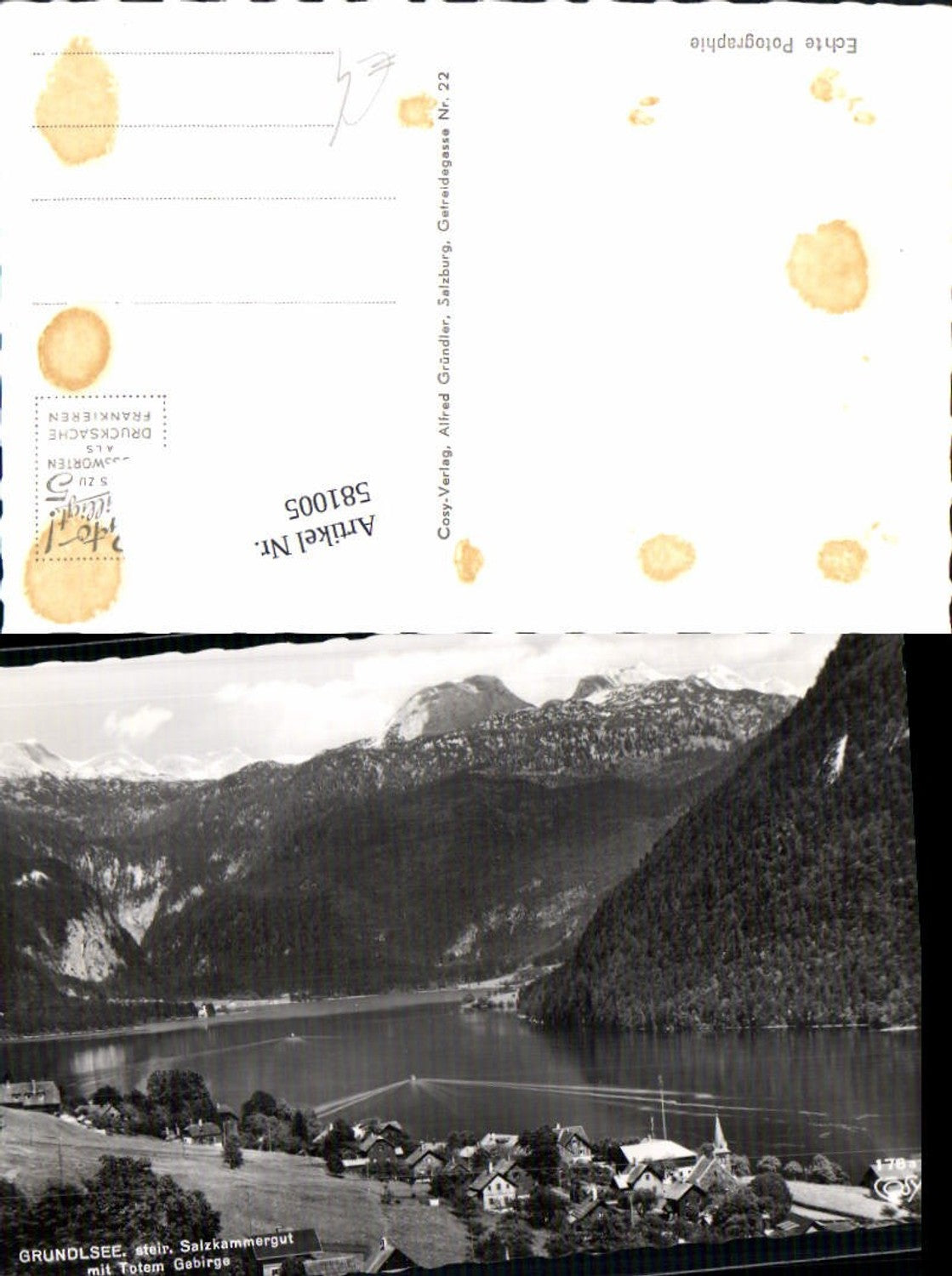 Alte Ansichtskarte – Old Postcard