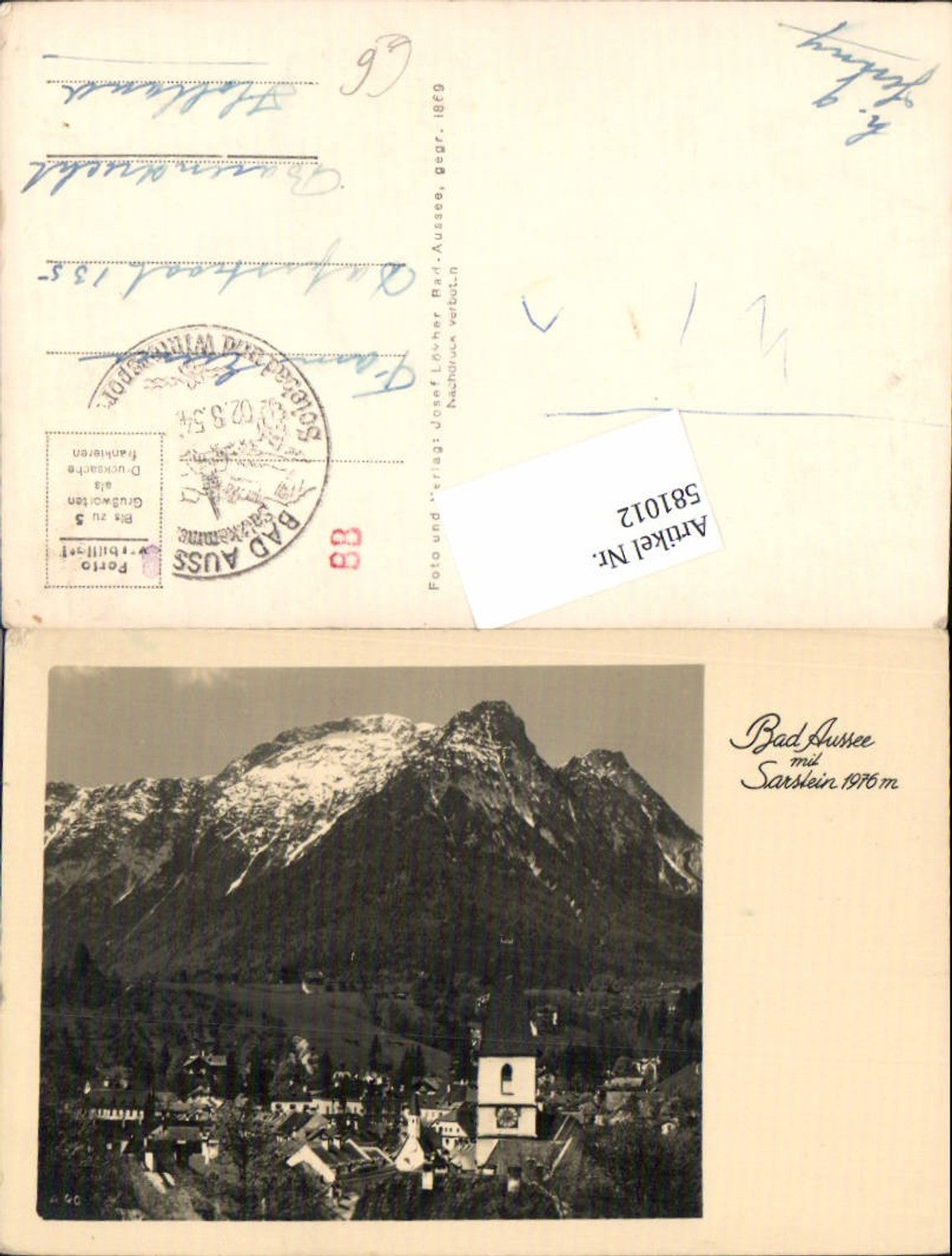 Alte Ansichtskarte – Old Postcard