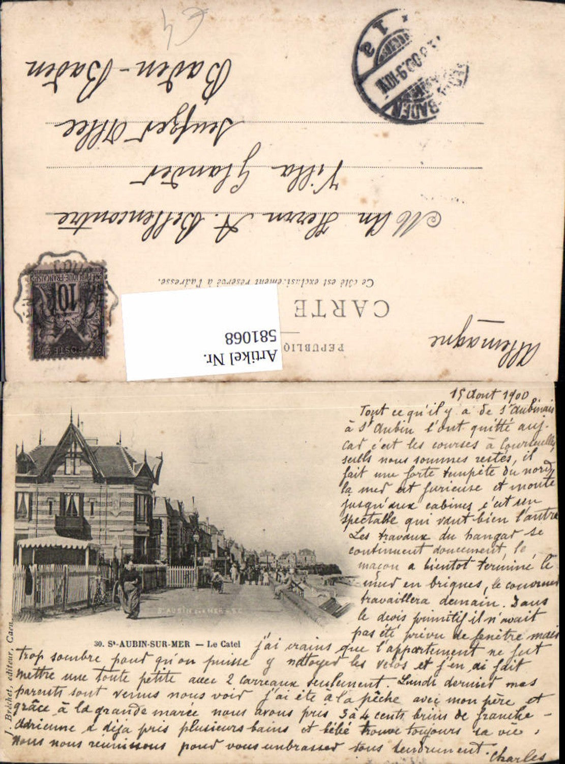 Alte Ansichtskarte – Old Postcard