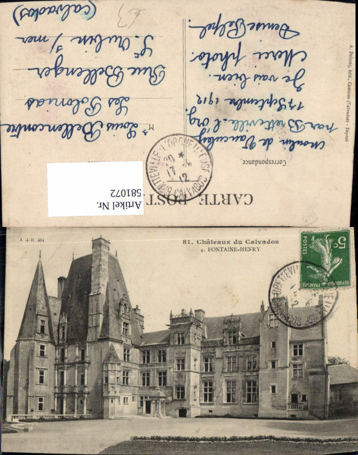 Alte Ansichtskarte – Old Postcard