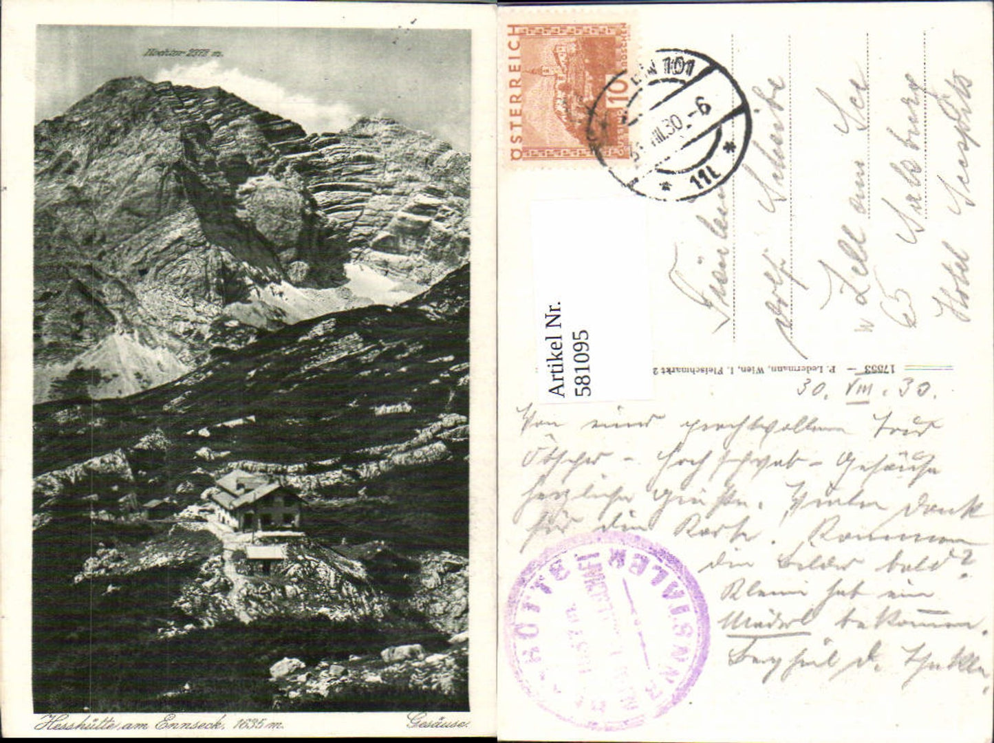 Alte Ansichtskarte – Old Postcard