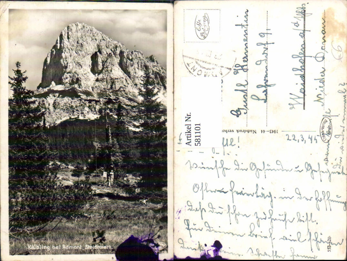 Alte Ansichtskarte – Old Postcard