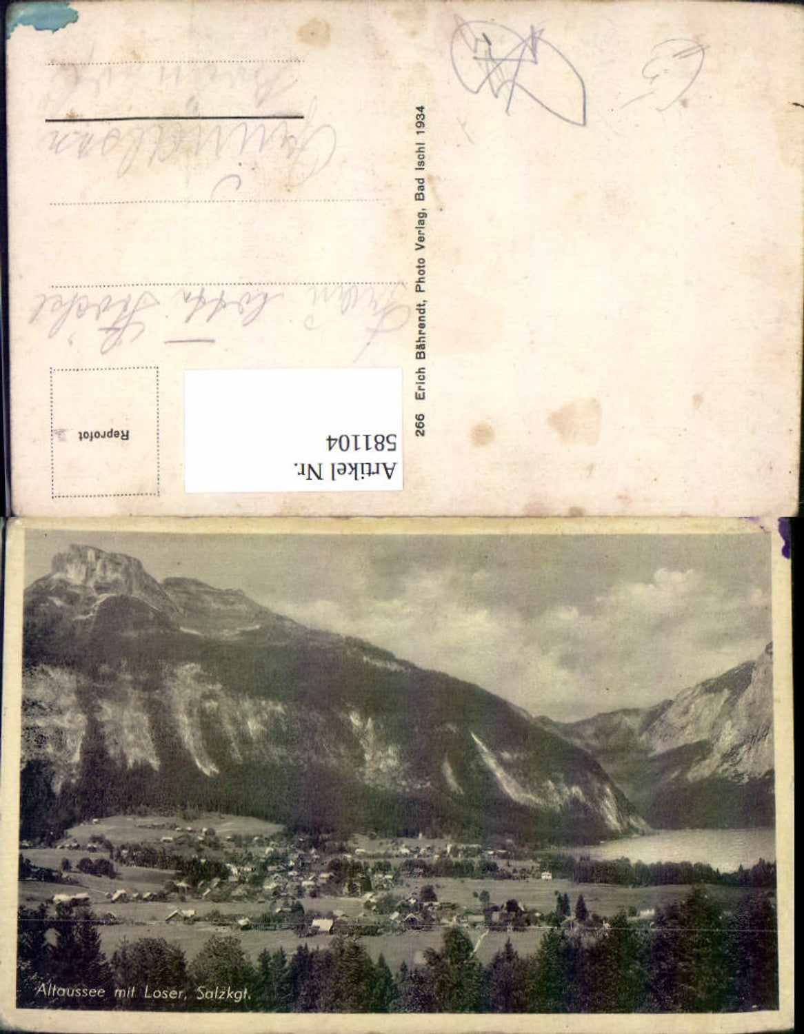 Alte Ansichtskarte – Old Postcard