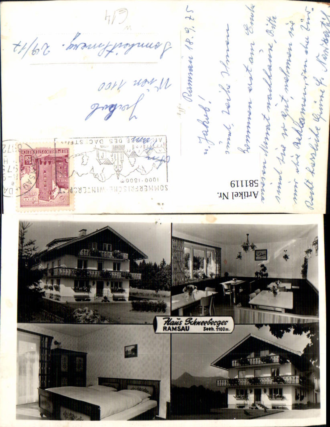 Alte Ansichtskarte – Old Postcard