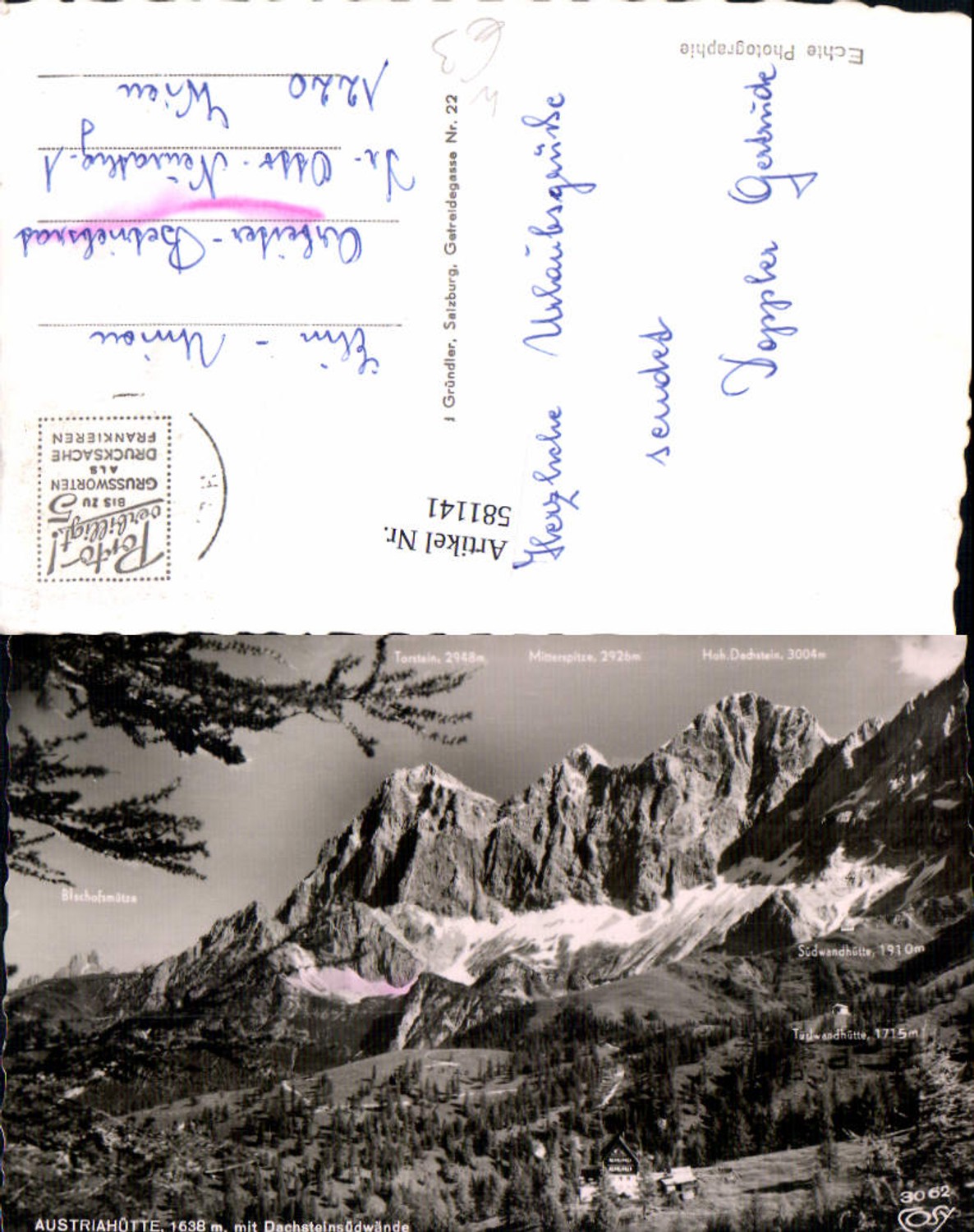 Alte Ansichtskarte – Old Postcard