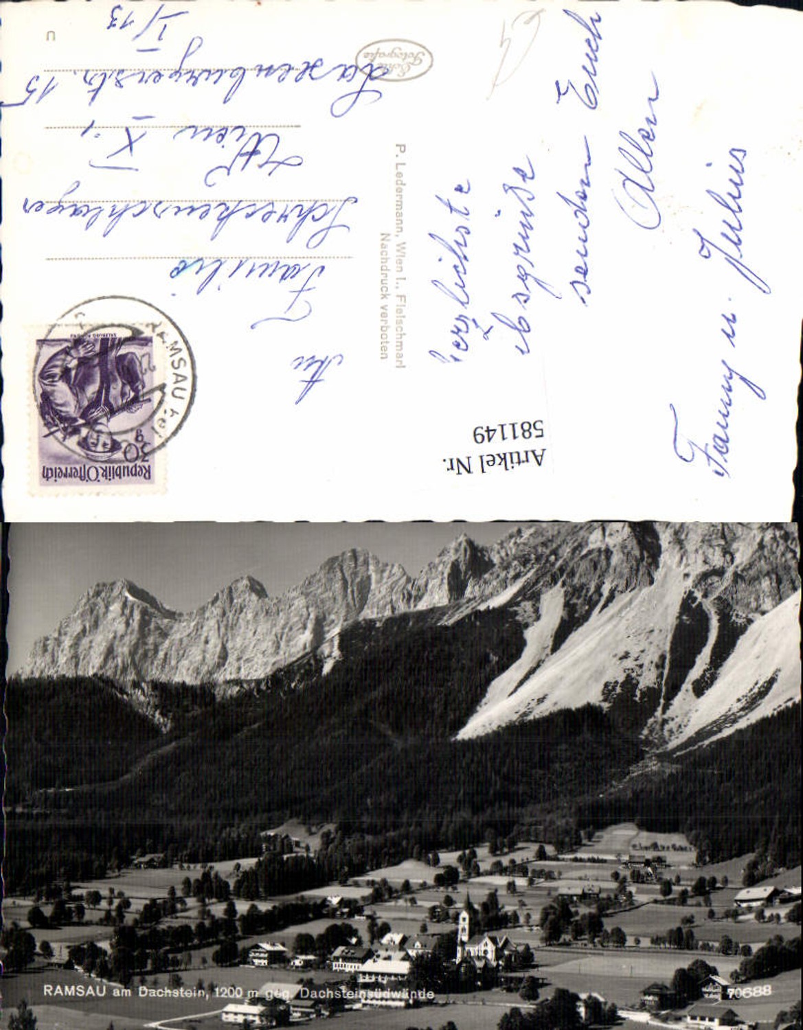 Alte Ansichtskarte – Old Postcard