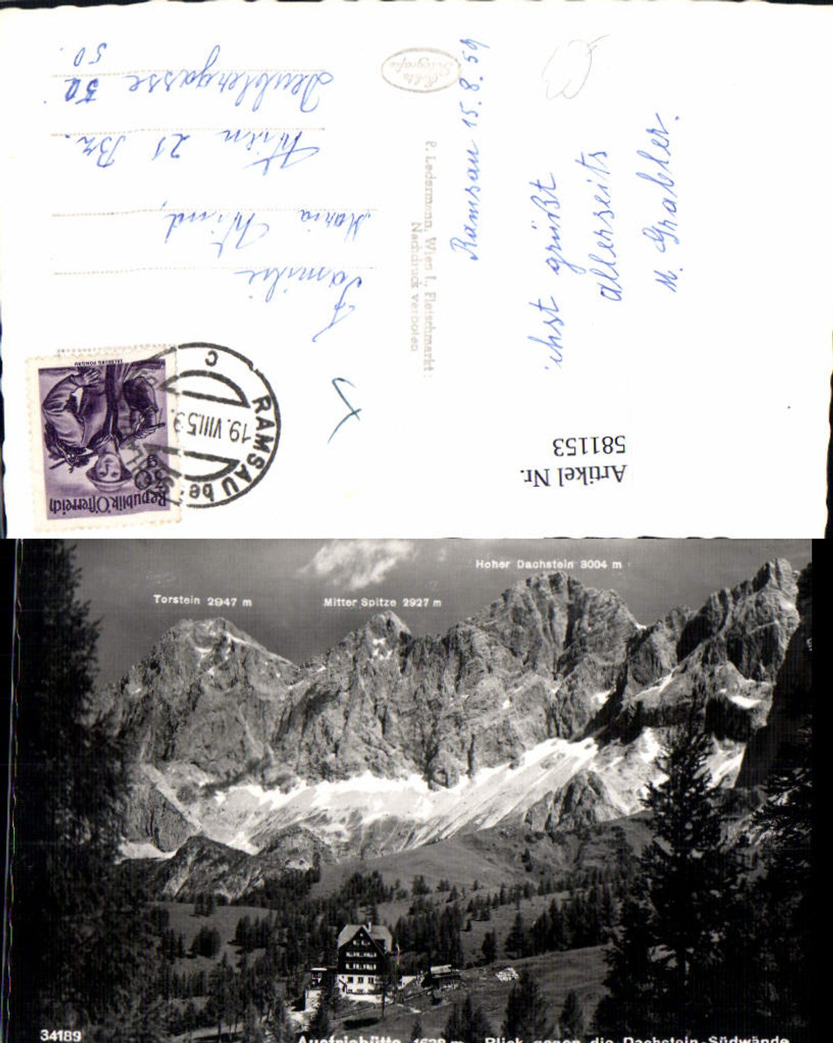 Alte Ansichtskarte – Old Postcard