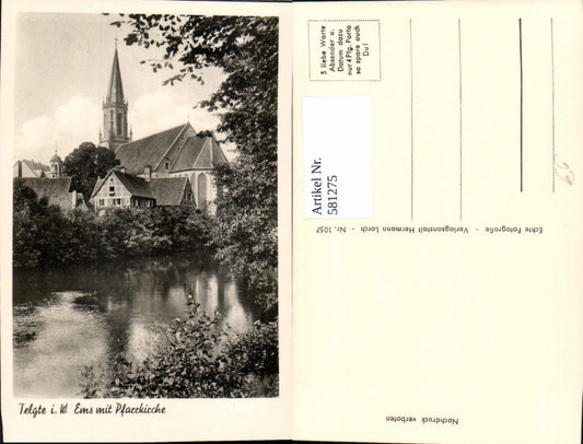 581275,Telgte i. W. Ems m. Pfarrkirche Kirche