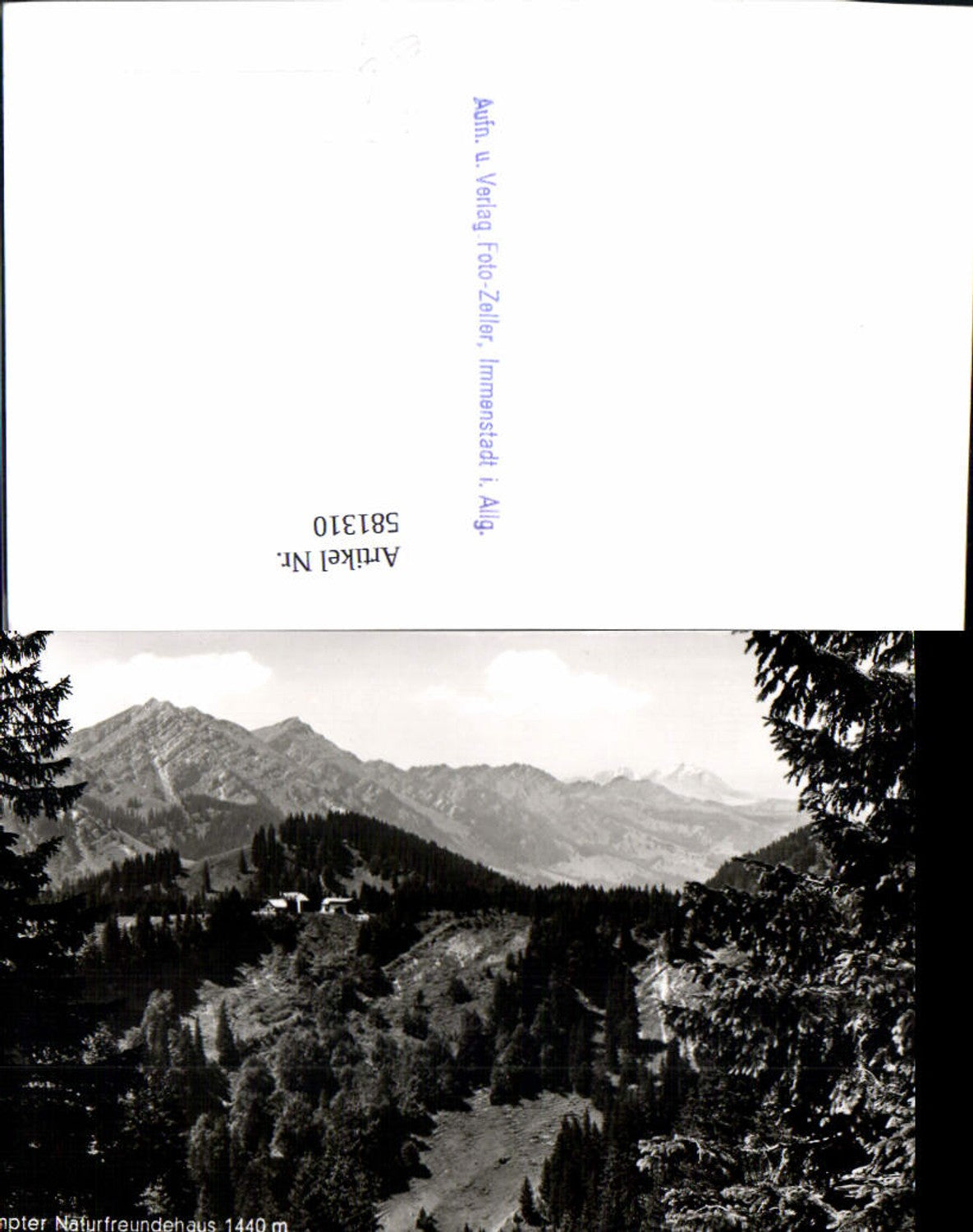 581310, Photo Ak Kempter Naturfreundehaus