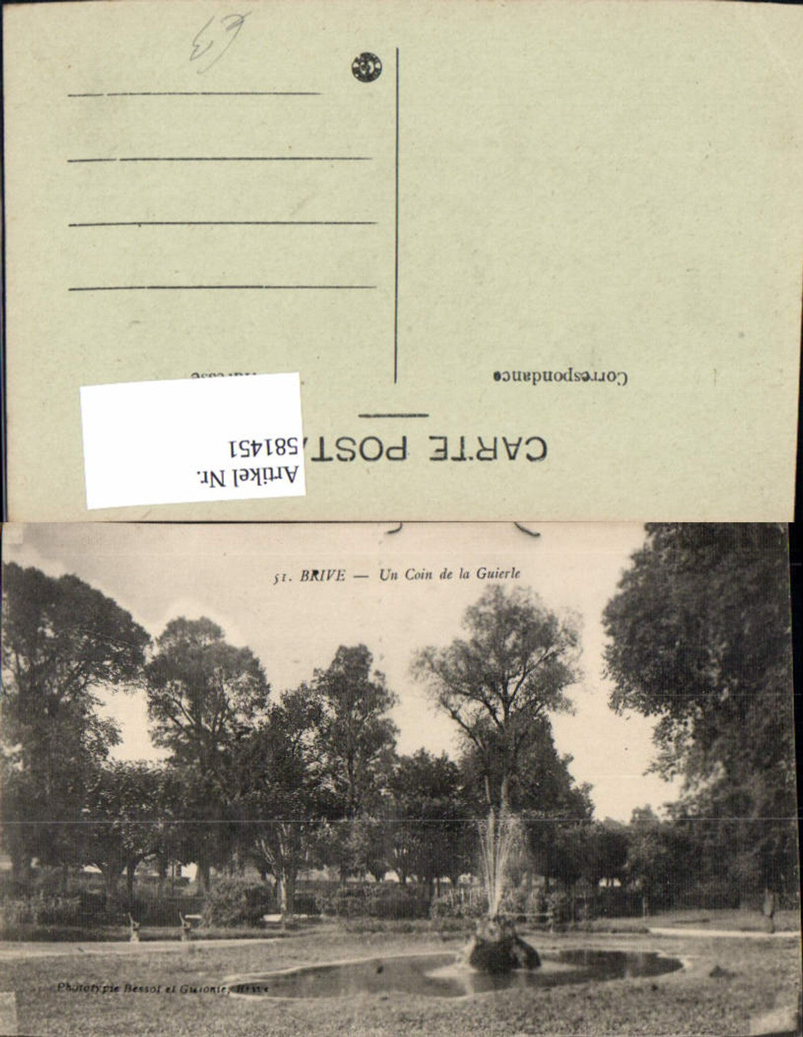 Alte Ansichtskarte – Old Postcard