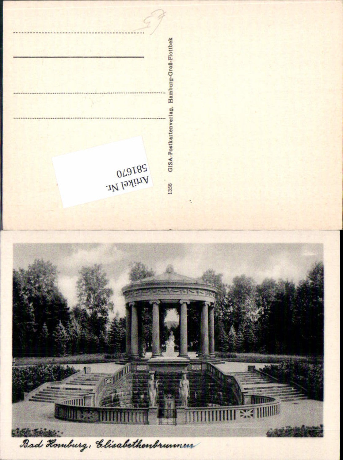 581670,Bad Homburg vor der Höhe Elisabethenbrunnen