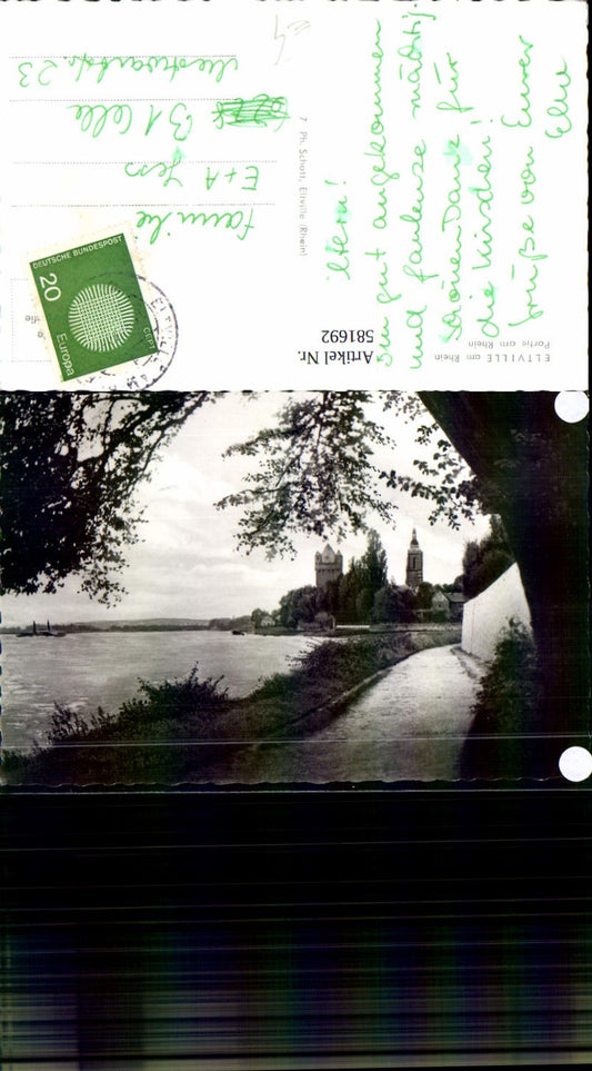 581692,Eltville am Rhein Partie a. Rhein