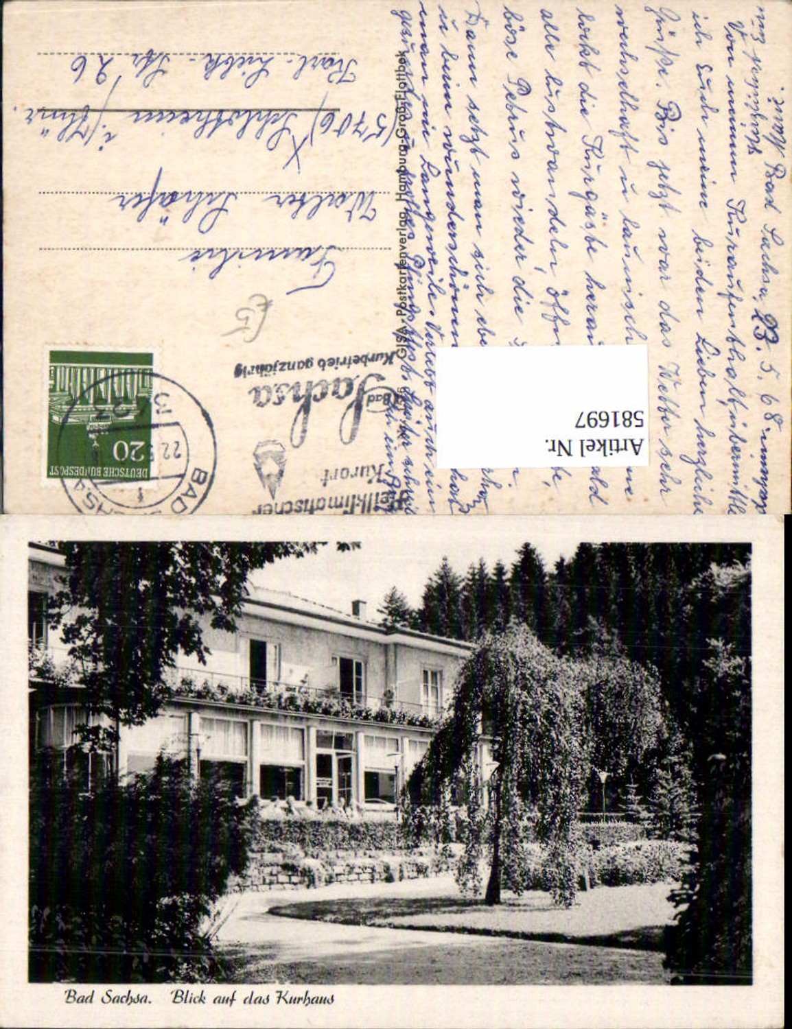 581697,Bad Sachsa Blick a. d. Kurhaus