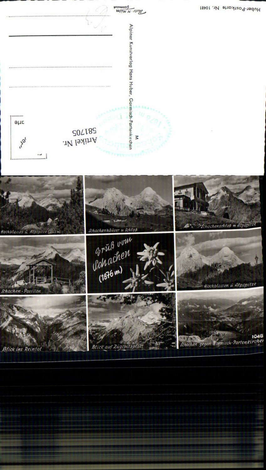 581705,Mehrbild Ak Schachen Garmisch-Partenkirchen Edelweiß