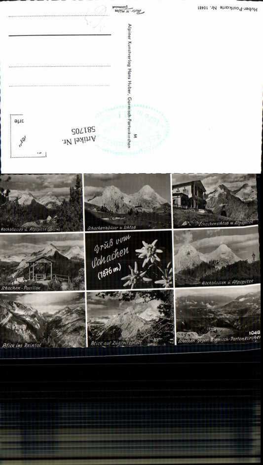 581705,Mehrbild Ak Schachen Garmisch-Partenkirchen Edelweiß