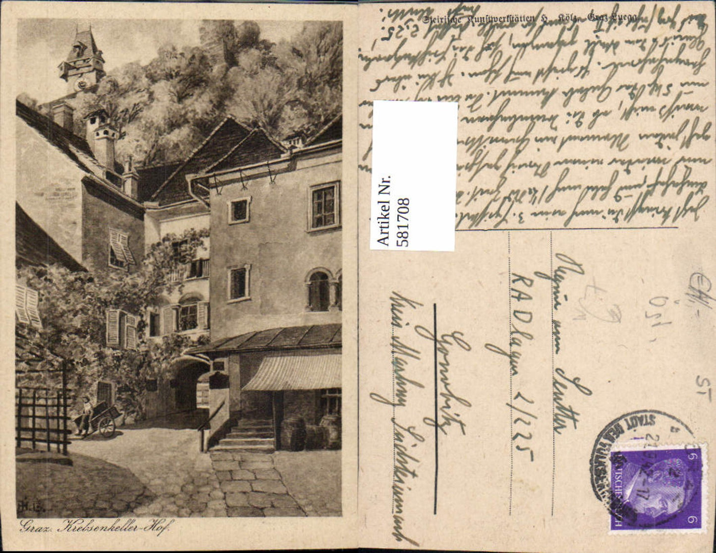Alte Ansichtskarte – Old Postcard