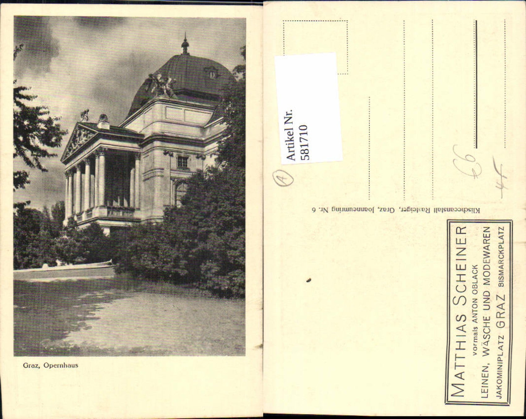 Alte Ansichtskarte – Old Postcard