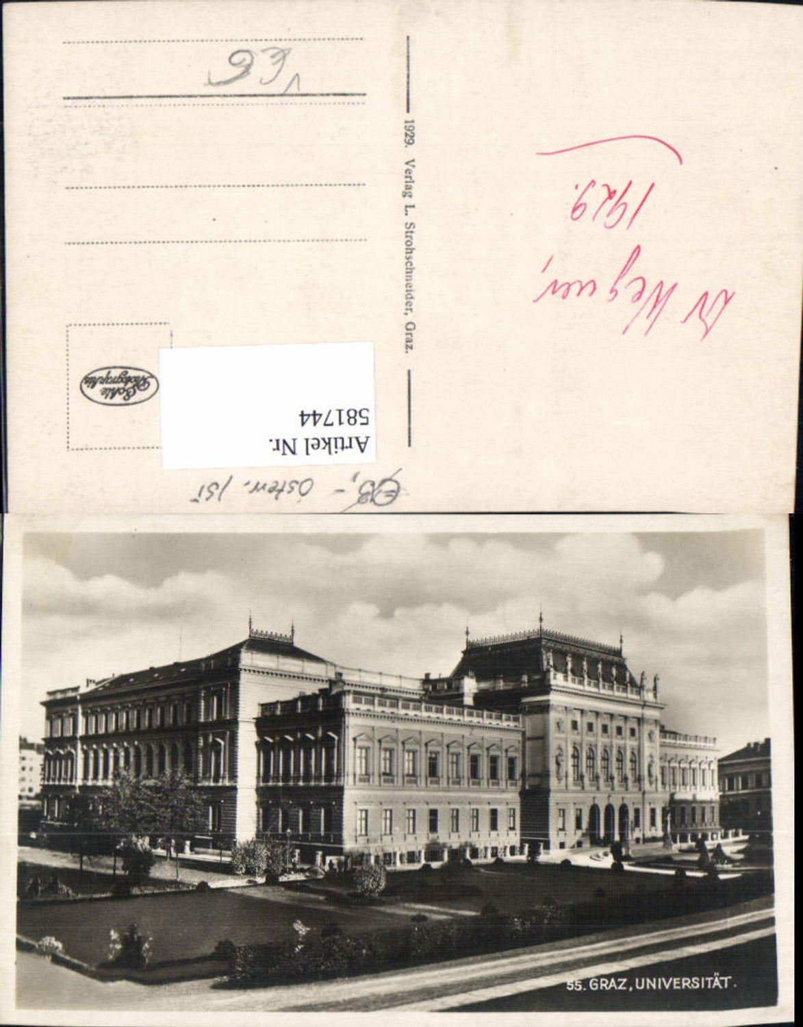 Alte Ansichtskarte – Old Postcard