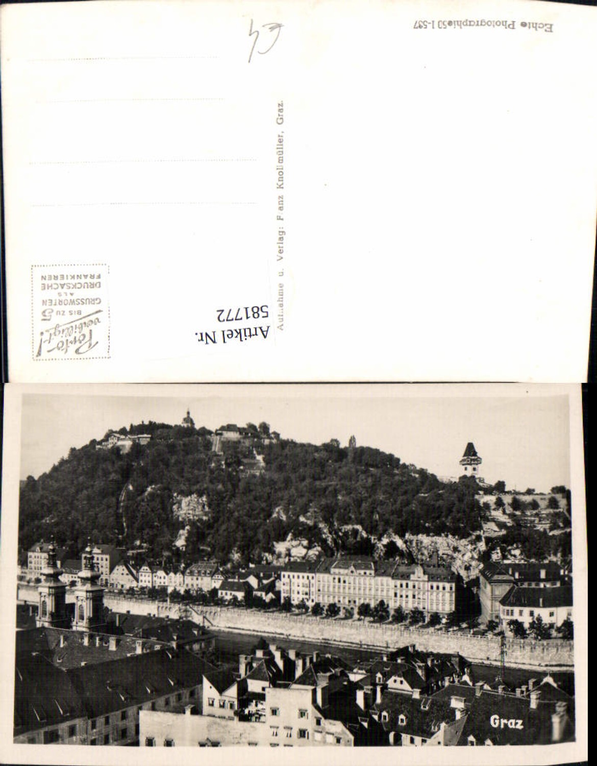 Alte Ansichtskarte – Old Postcard
