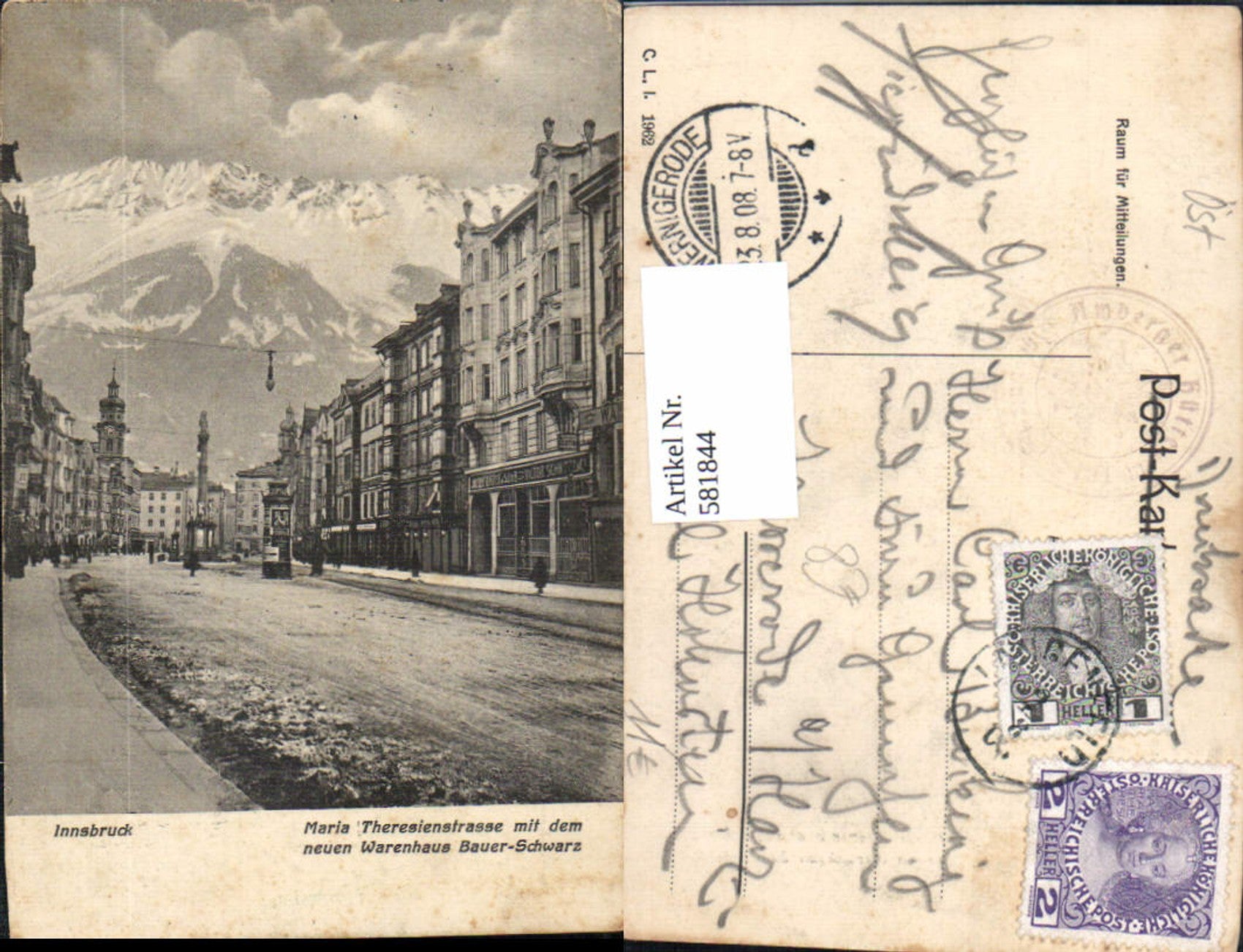 Alte Ansichtskarte – Old Postcard