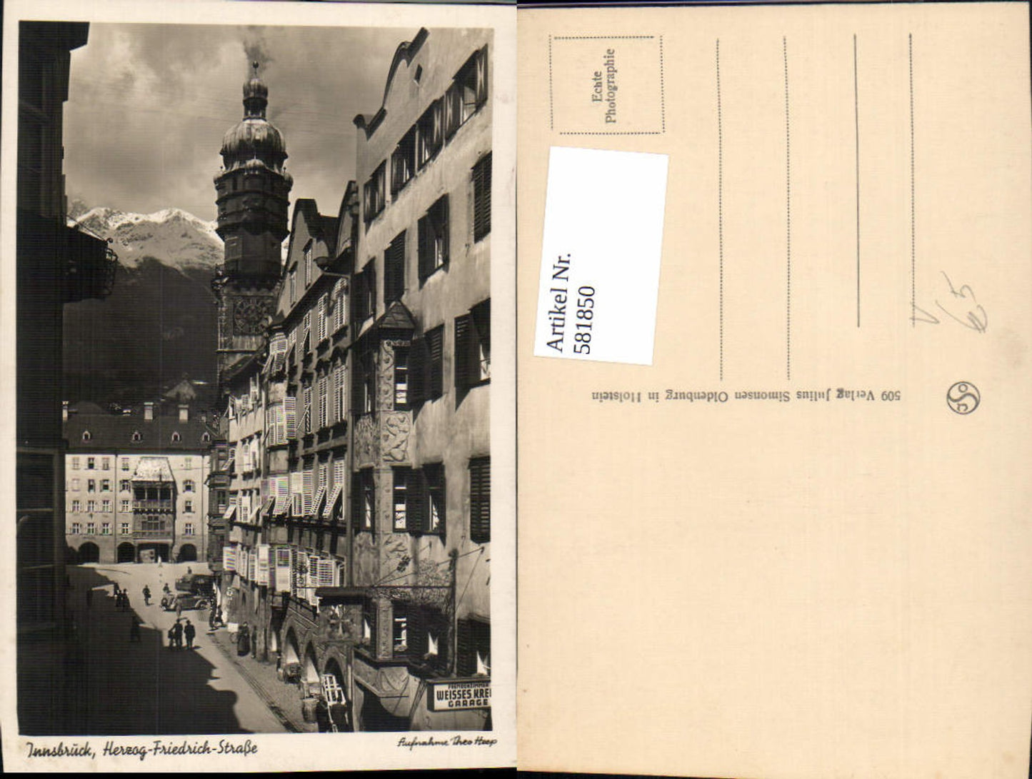 Alte Ansichtskarte – Old Postcard