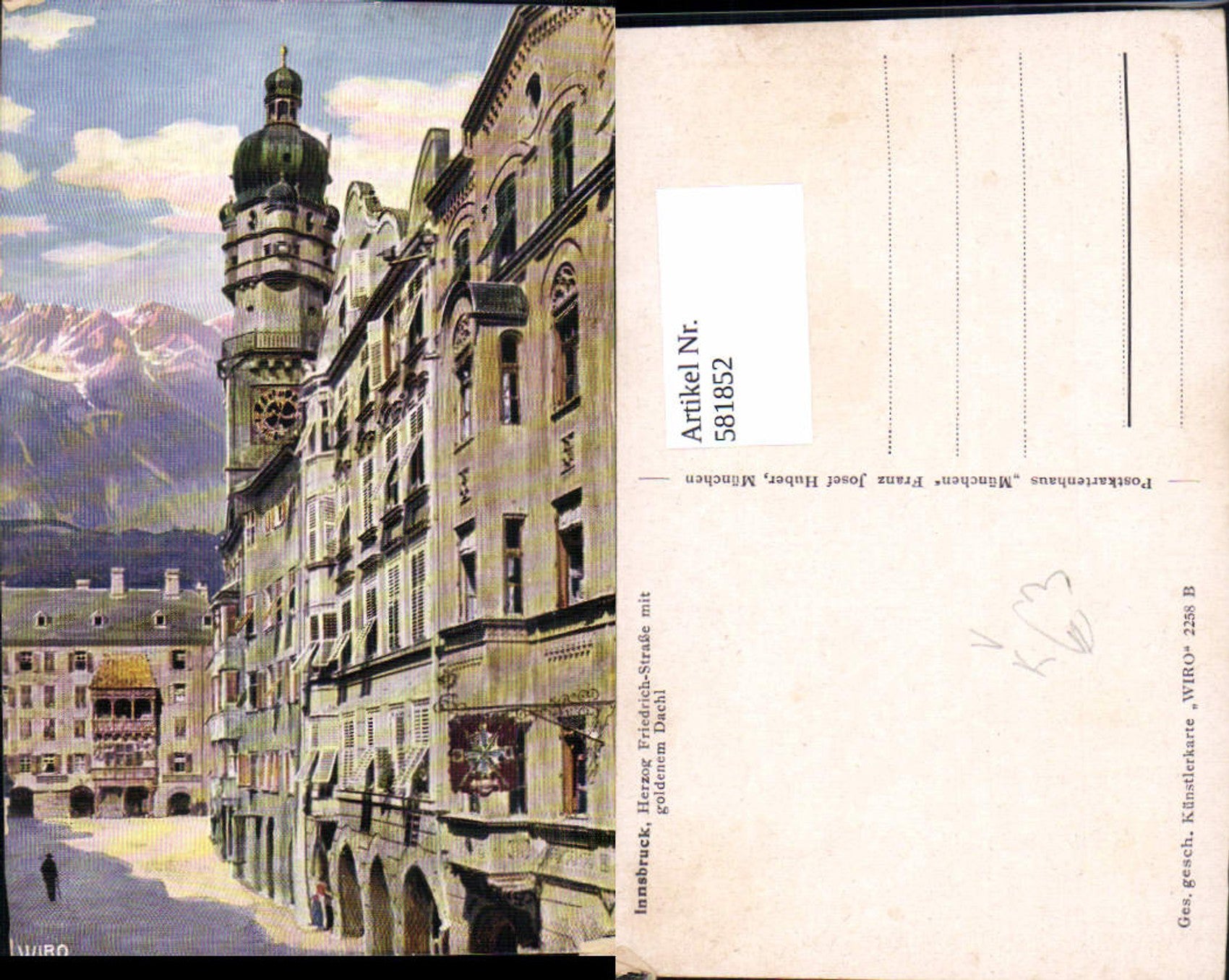 Alte Ansichtskarte – Old Postcard