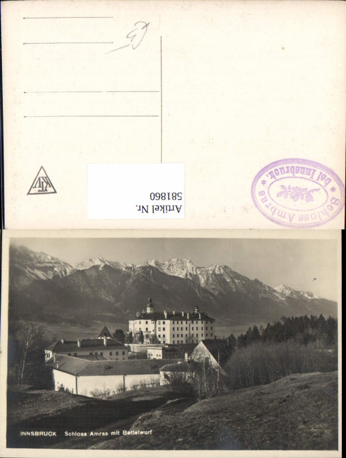 Alte Ansichtskarte – Old Postcard