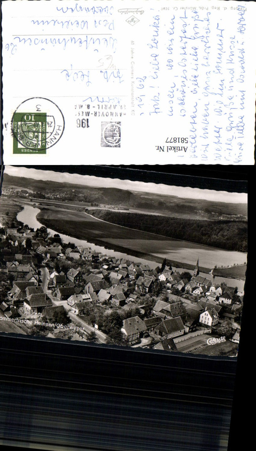 581877,Foto Ak Heinsen Oberweser