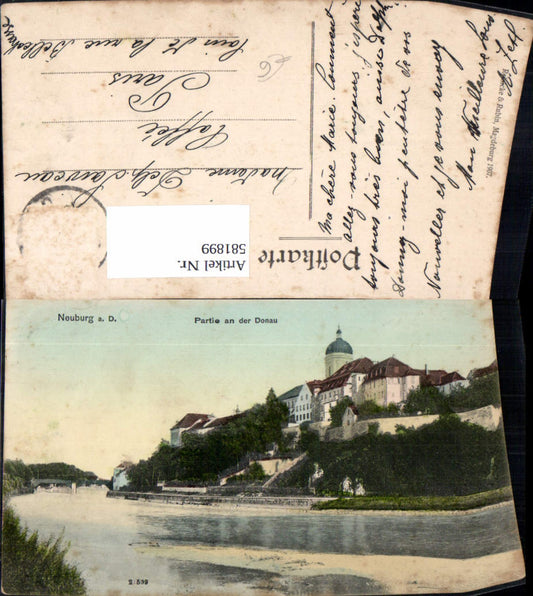 581899,Neuburg a. Donau Partie a. d. Donau