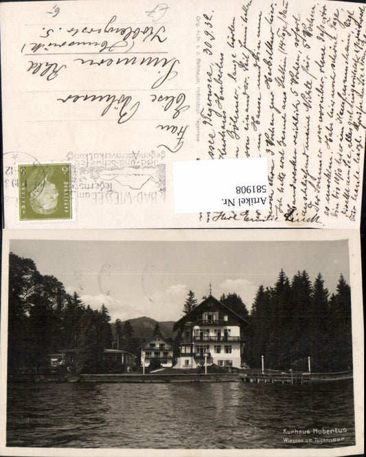 581908,Kurhaus Hubertus Wiessee a. Tegernsee