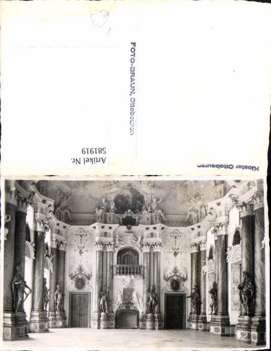 581919, photo Ak Kloster Ottobeuren pub photo Braun