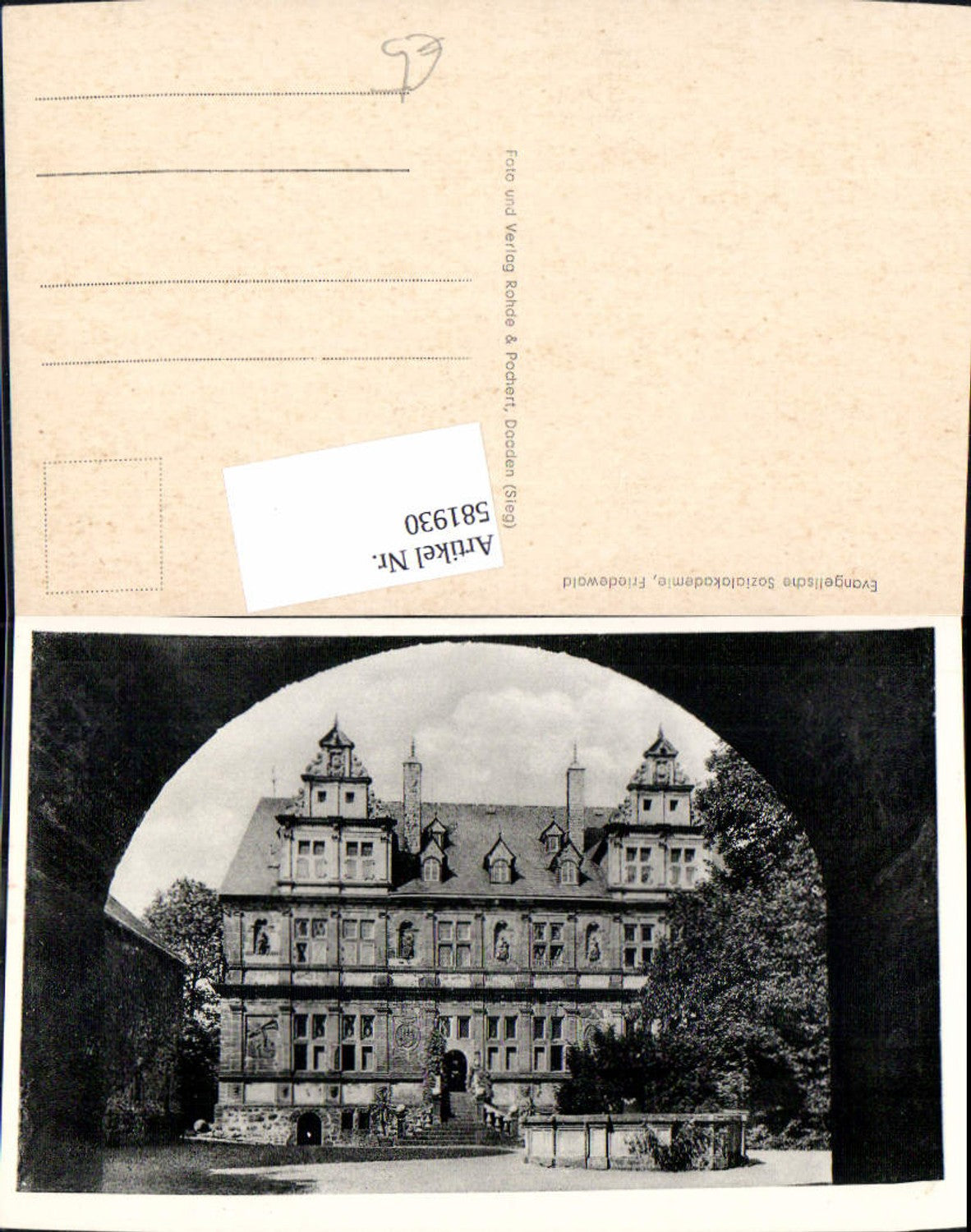 581930,Friedewald Evangelische Sozialakademie