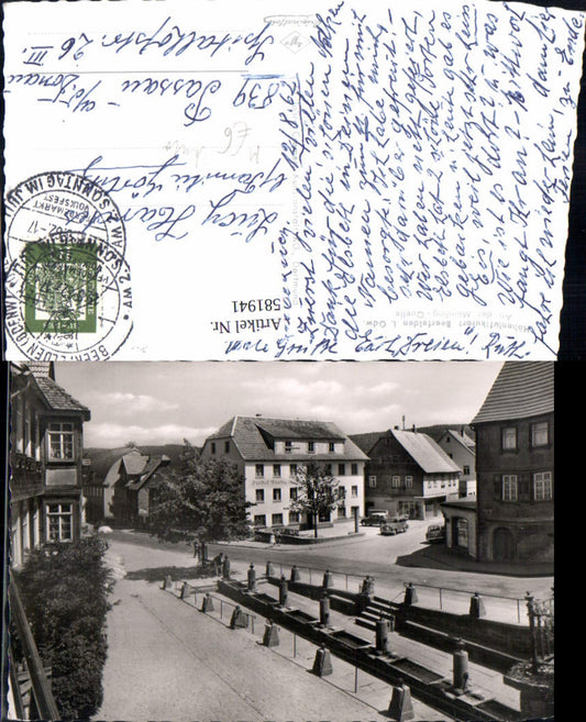 581941,Foto Ak Beerfelden i. Odenwald Oberzent An d. Mümling-Quelle Auto