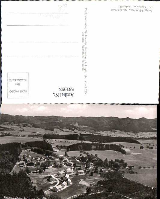581953, Aerial photograph of Neutrauchburg, Isny ​​im Allgäu