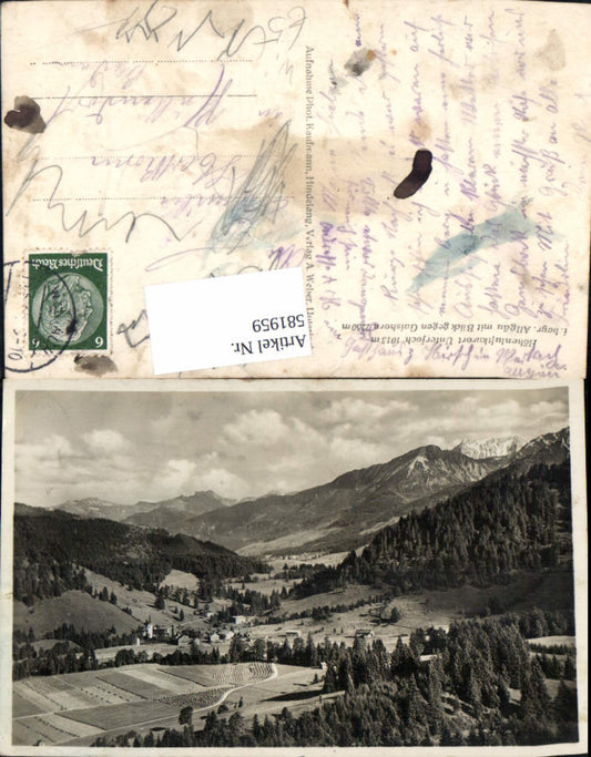 581959, Bad Hindelang Unterjoch Allgäu with view towards Gaishorn