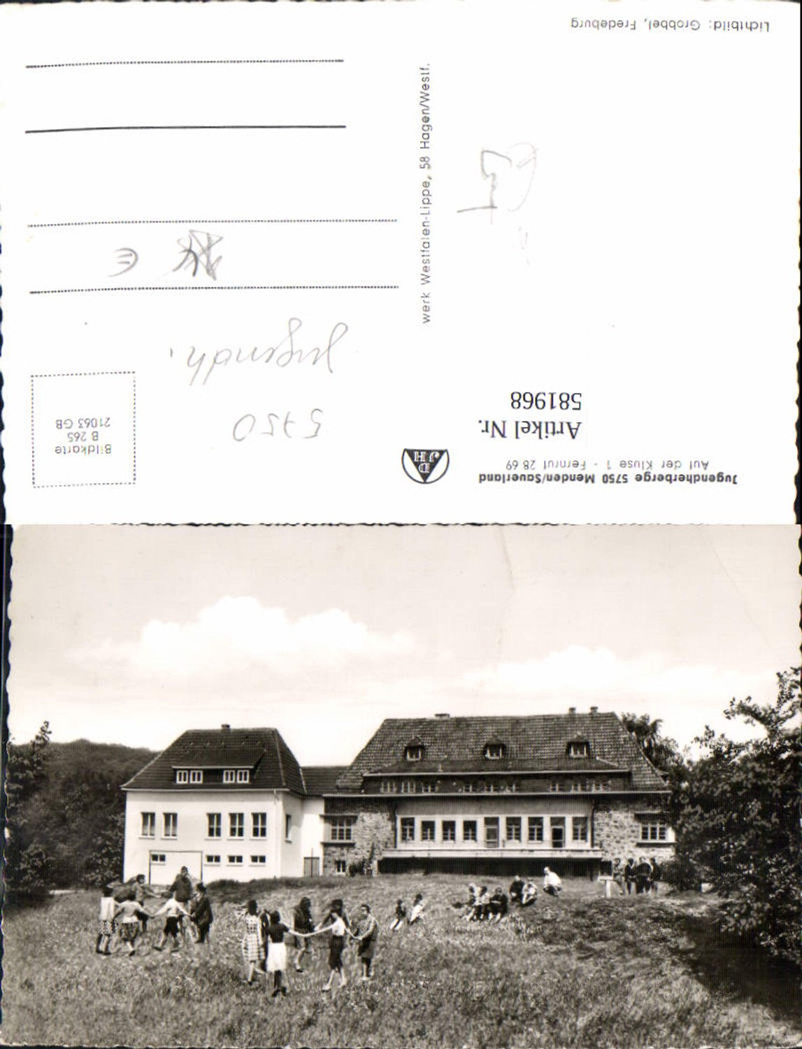 581968,Menden Sauerland Jugendherberge Kinder Spielen