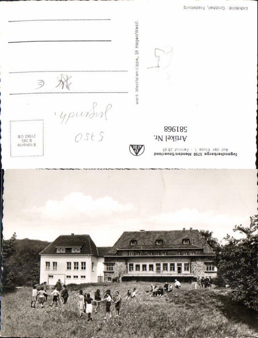 581968,Menden Sauerland Jugendherberge Kinder Spielen