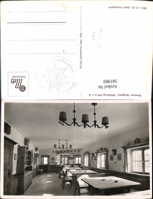 581969, Bayrischzell Siemens Berghaus Mühlberg Interior view