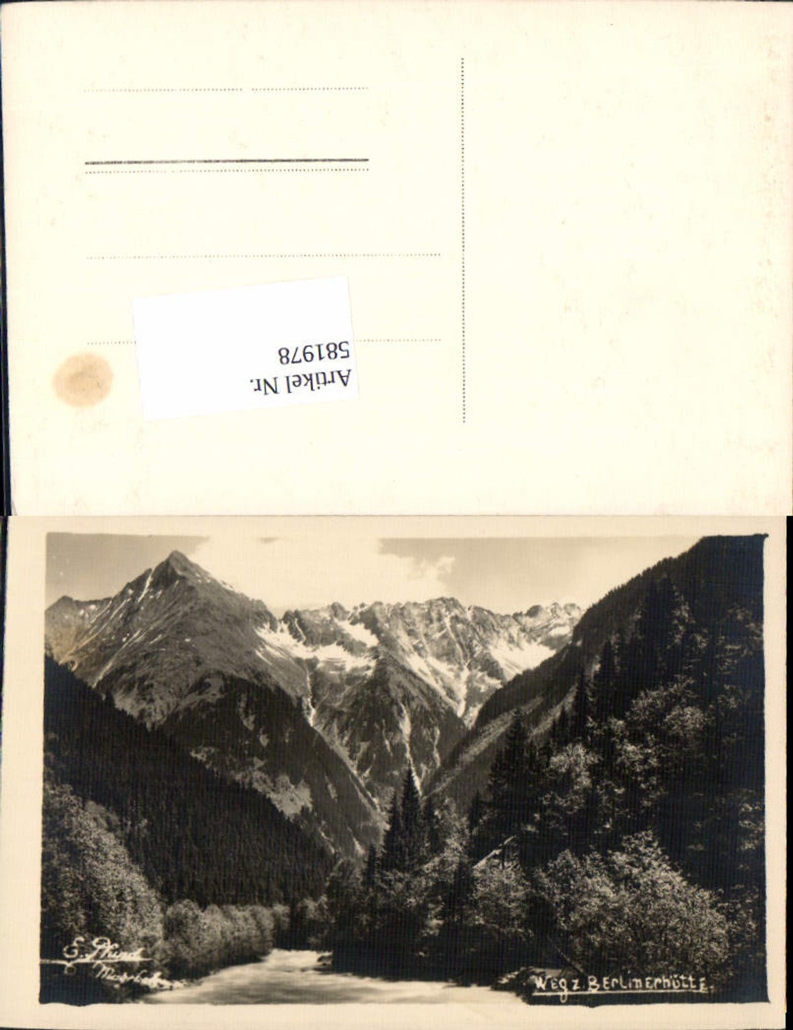 Alte Ansichtskarte – Old Postcard