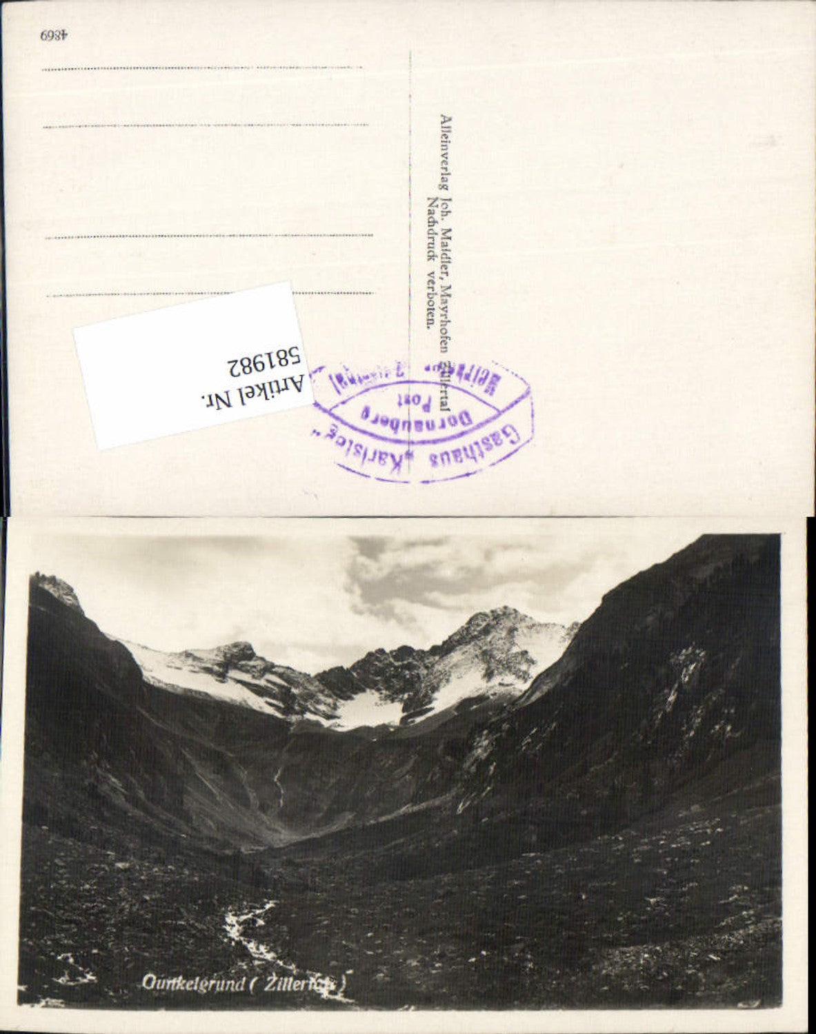 Alte Ansichtskarte – Old Postcard