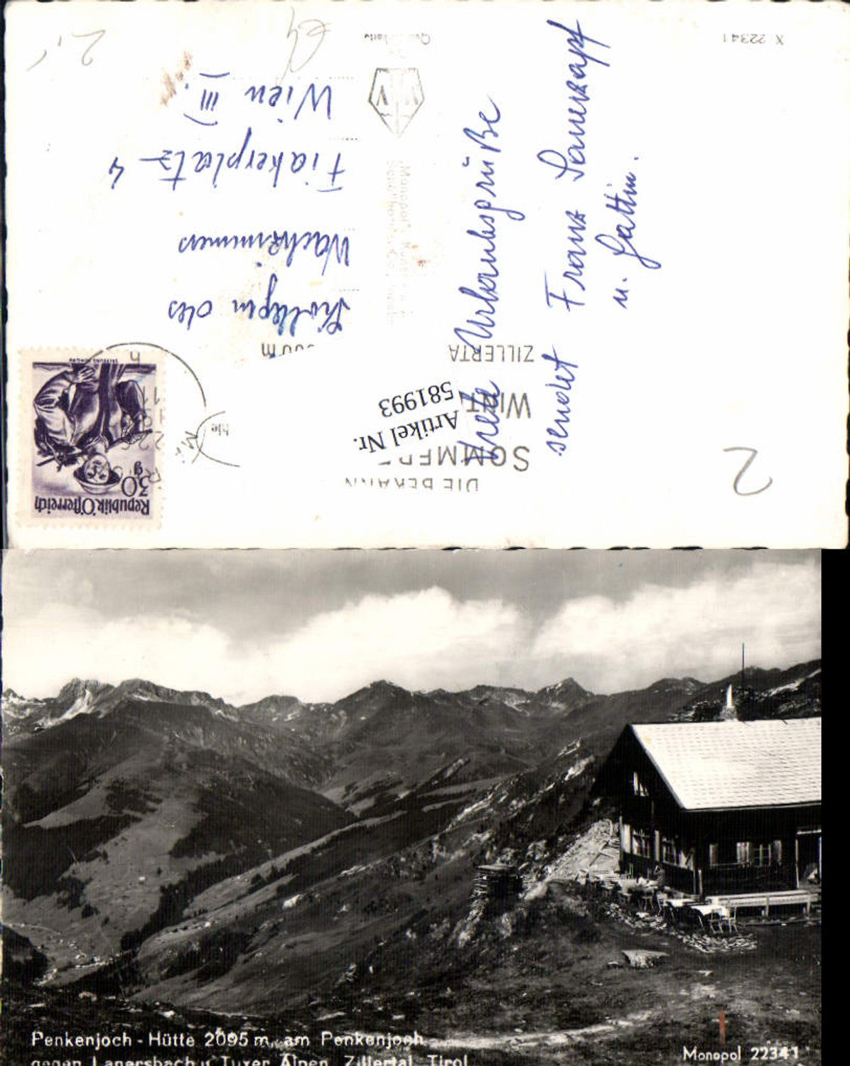 Alte Ansichtskarte – Old Postcard