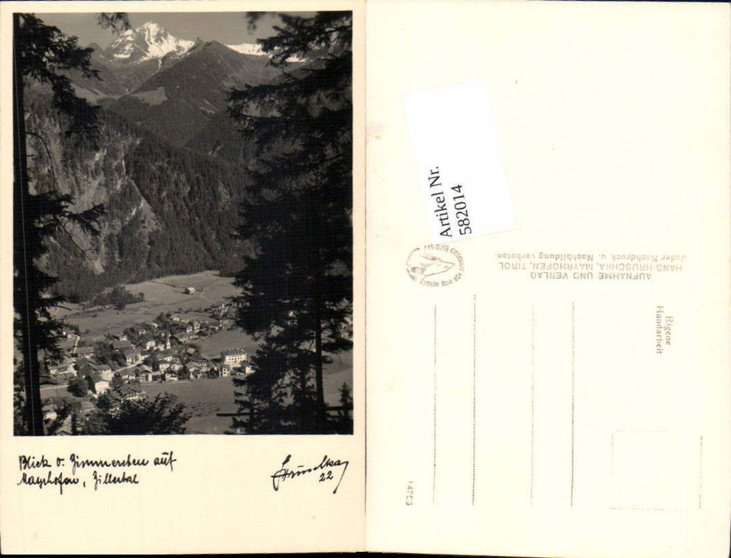 Alte Ansichtskarte – Old Postcard