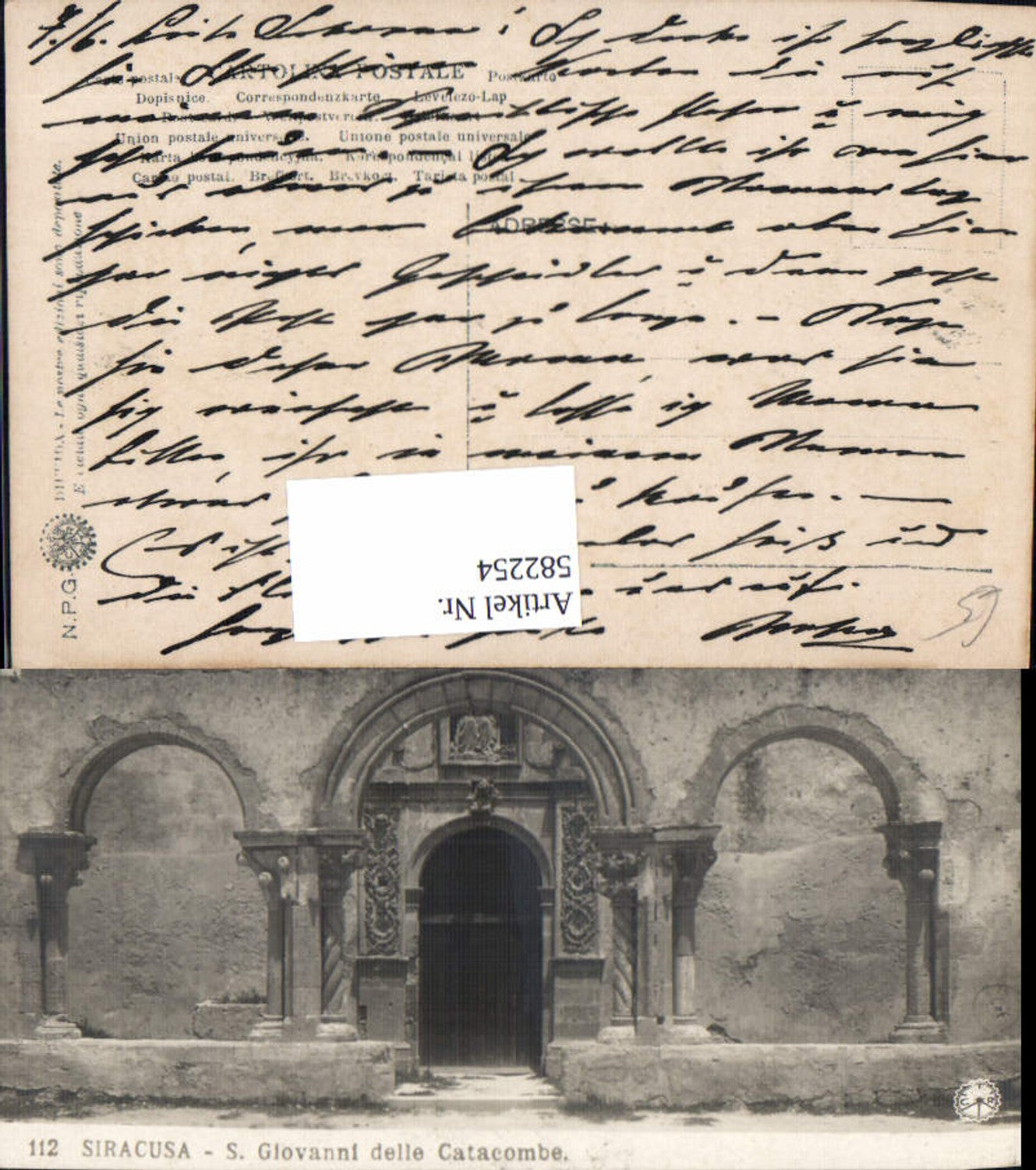 Alte Ansichtskarte – Old Postcard